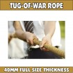 Tugawar Rope - 15m long x 40mm Sisal Tug-a-war Amusements