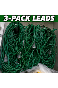 Extensions leads - Hundreds in stock - 20m to 25m - 3 Pack