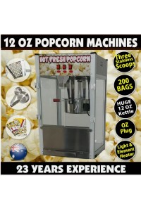 Commercial 12 OZ 340grams Popcorn Machine Electric Pop Corn Maker Model Events
